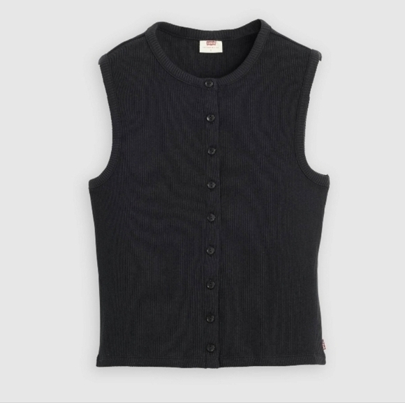 Camila Coelho Tops - Camila Coelho ribbed knit button-up top